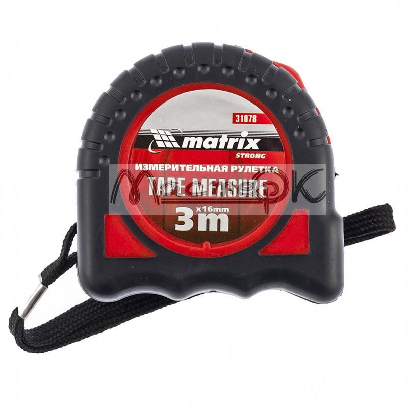Рулетка 3 м х16 мм Matrix Strong
