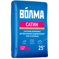 Шпатлевка гипсовая Волма Сатин 20 кг 1мм-1кг м2