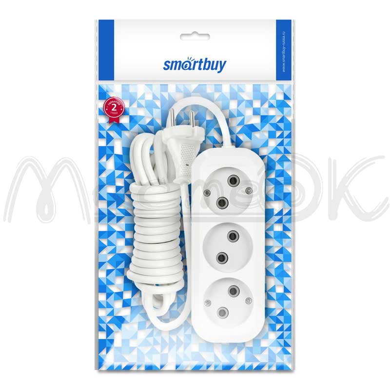 Удлинитель 3х3 м Smartbuy б/з