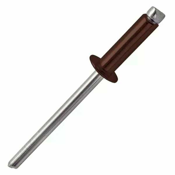 Заклепка ZK 3,2х8 (8017) коричневая 1уп-50 г