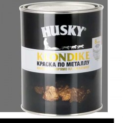 Эмаль молотковая Husky 0,25 л черная